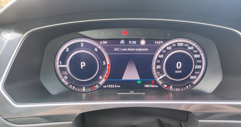 Volkswagen Tiguan cena 108900 przebieg: 180000, rok produkcji 2019 z Kraków małe 379